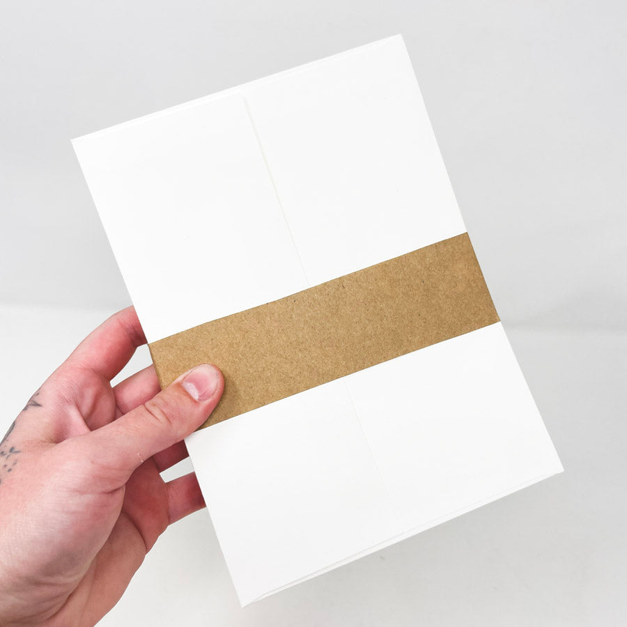 White 5 1/4"x 7 1/4" Envelope Bundles (1)