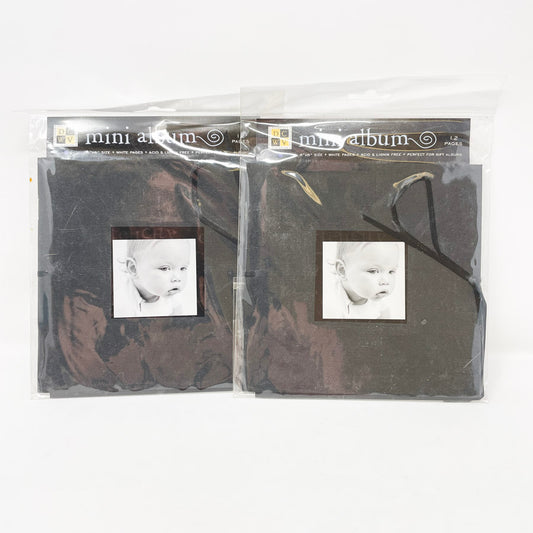 Black Mini Album 6" x 6" with Frame Cover (1)