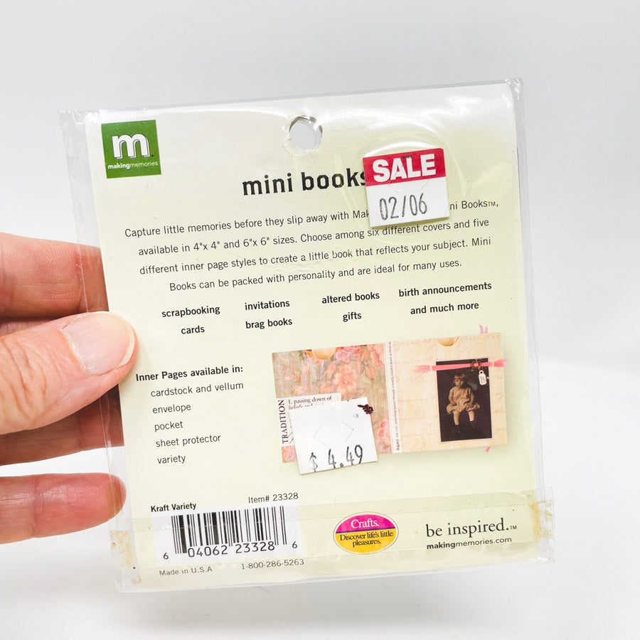 Mini Book Inner Pages 4" x 4" (1)