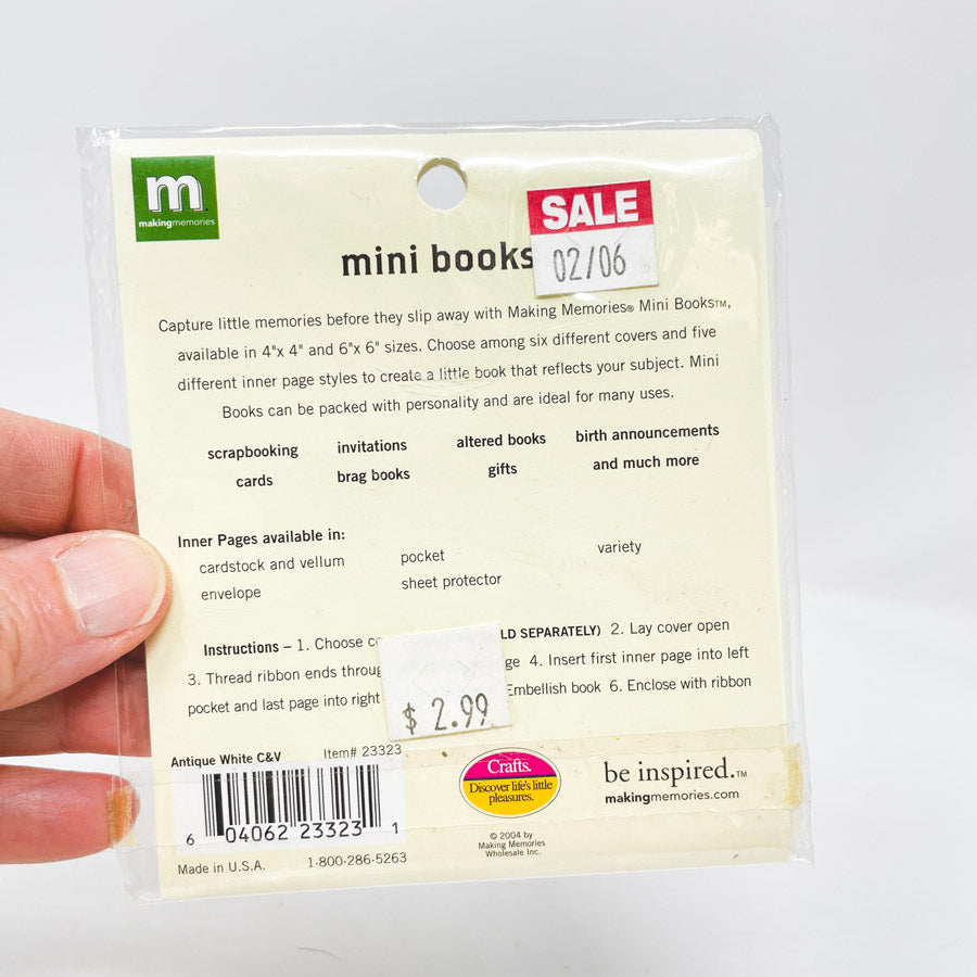 Mini Book Inner Pages 4" x 4" (1)
