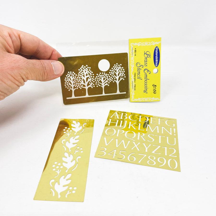 Brass Embossing Stencil Bundle
