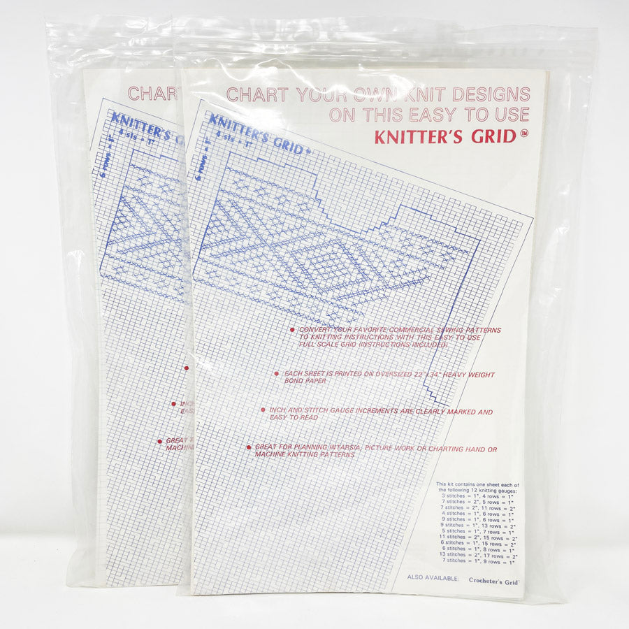 Knitter's Grid Graph Pattern Paper Kit (1)