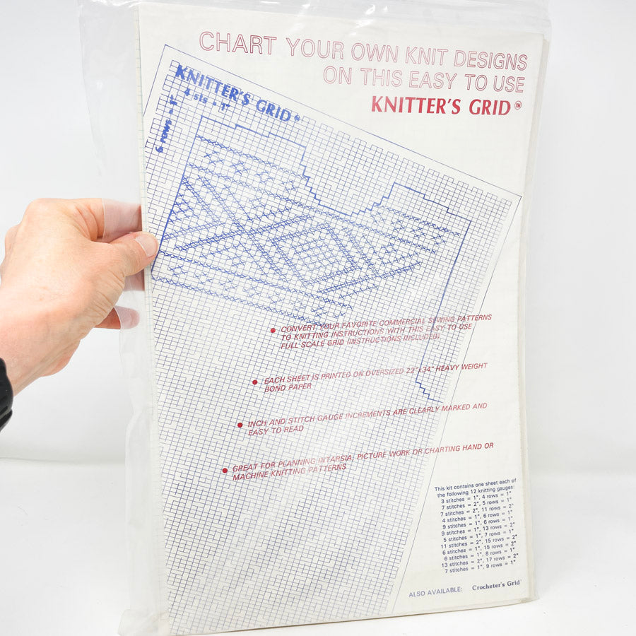 Knitter's Grid Graph Pattern Paper Kit (1)
