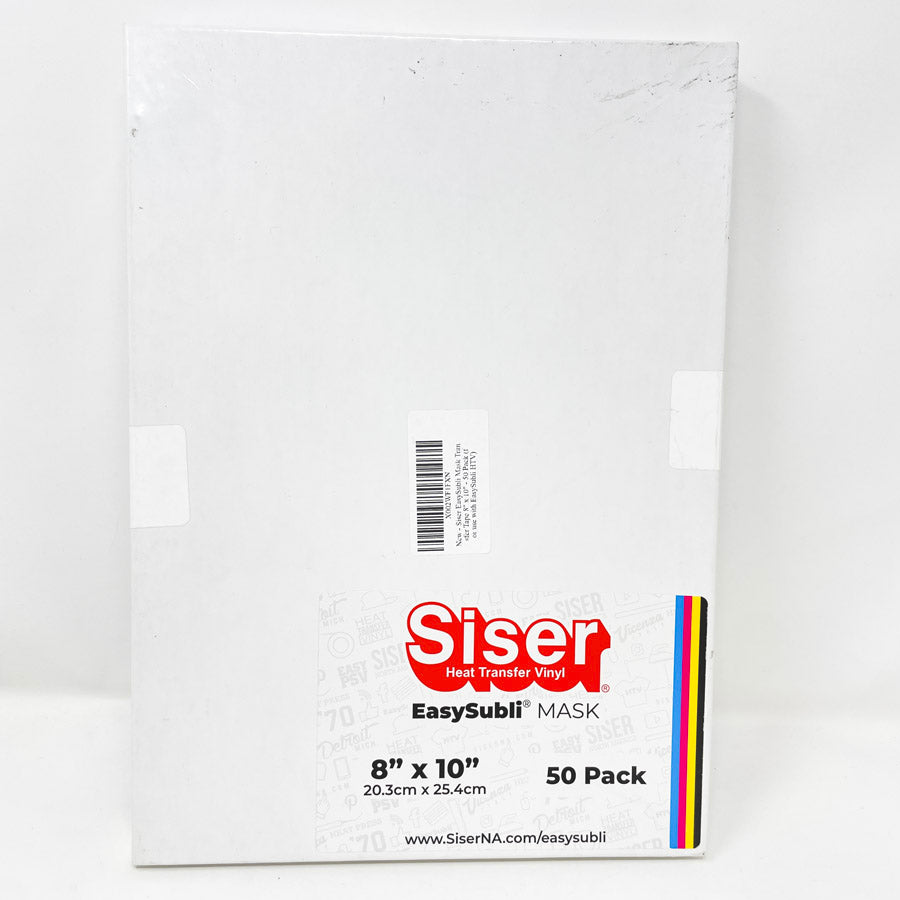 Siser EasySubli Mask 8"x10" 50 Pack Sheets