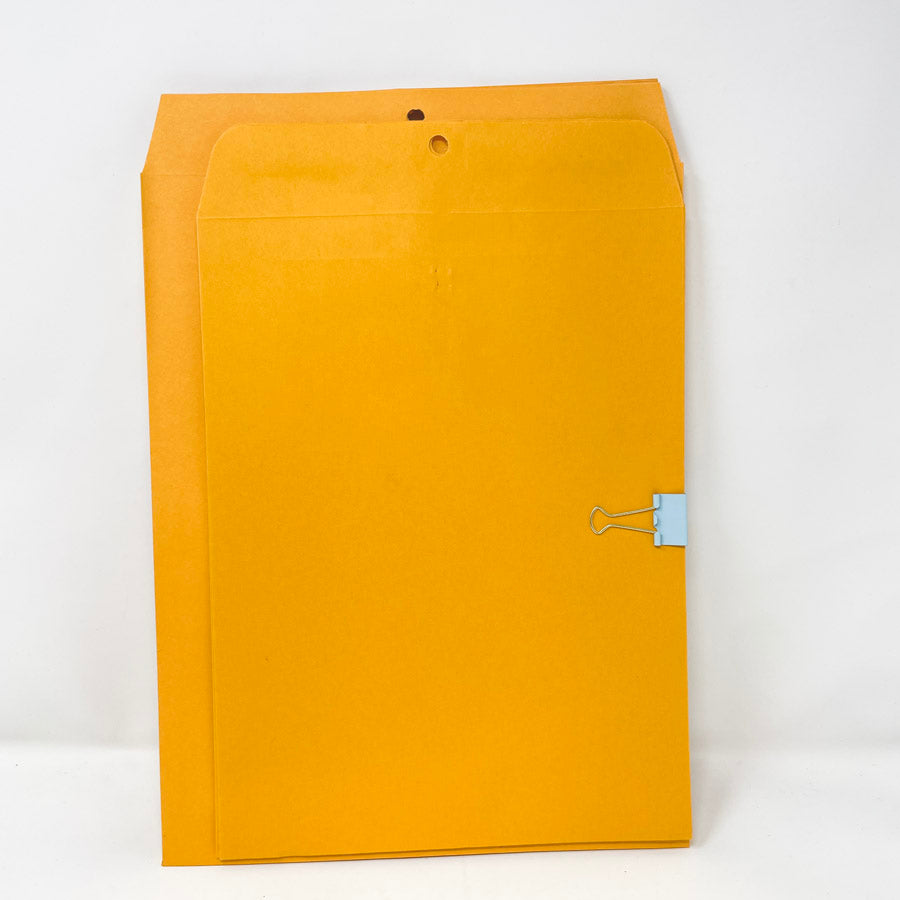 Manilla Clasp Envelopes 17 count, assorted sizes