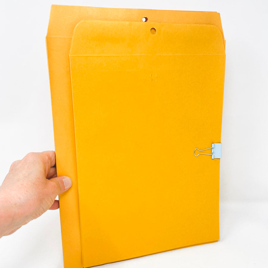Manilla Clasp Envelopes 17 count, assorted sizes