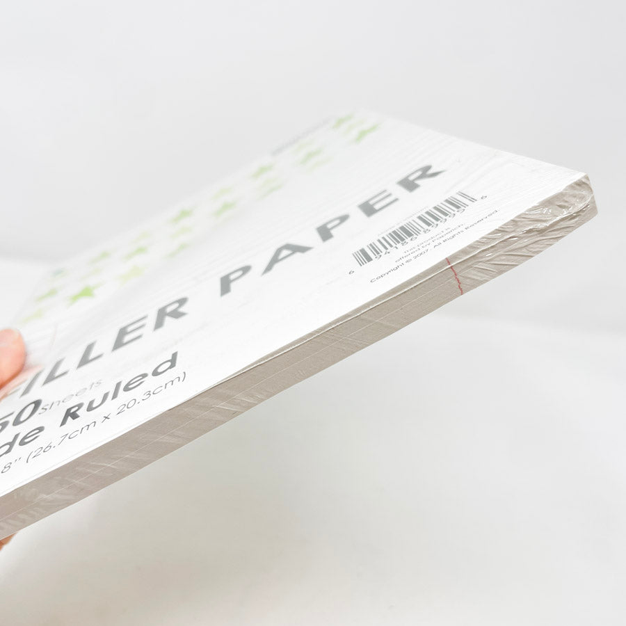 Top Grade Wide Ruled Filer Paper Pack - 150 sheets