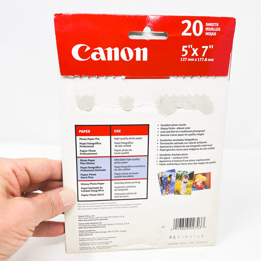 Canon 5x7 Glossy Photo Paper Pack (1)