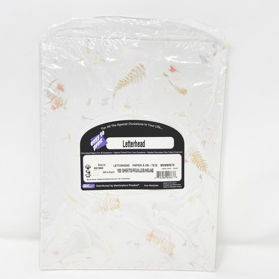 Great Paper Botanical Letterhead - Partial Pack
