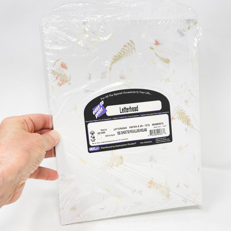 Great Paper Botanical Letterhead - Partial Pack