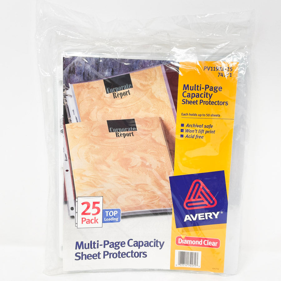 Avery Multi-Page Top-Load Sheet Protectors