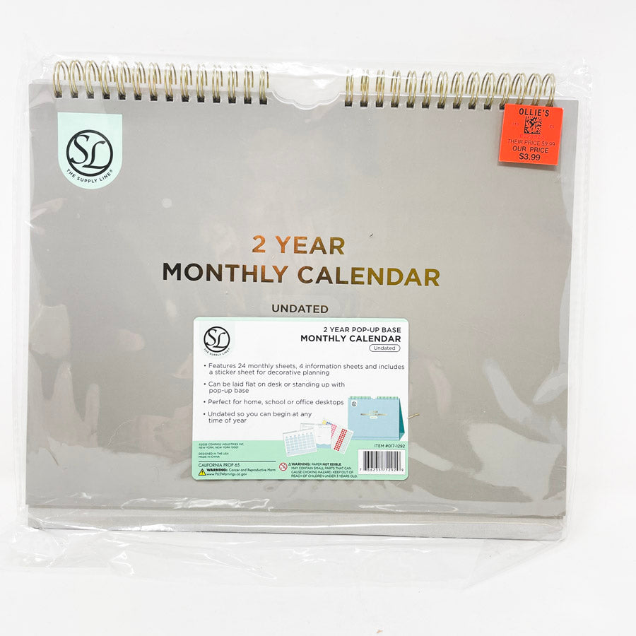 The Supply Line Undated Calendar