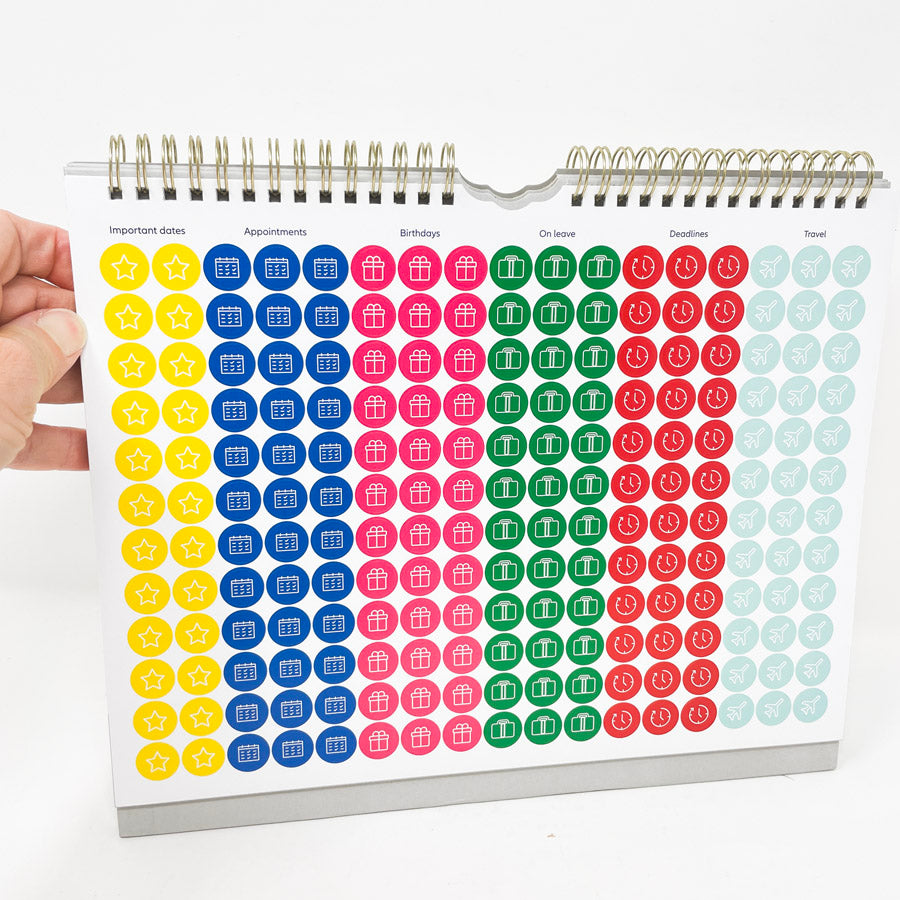 The Supply Line Undated Calendar