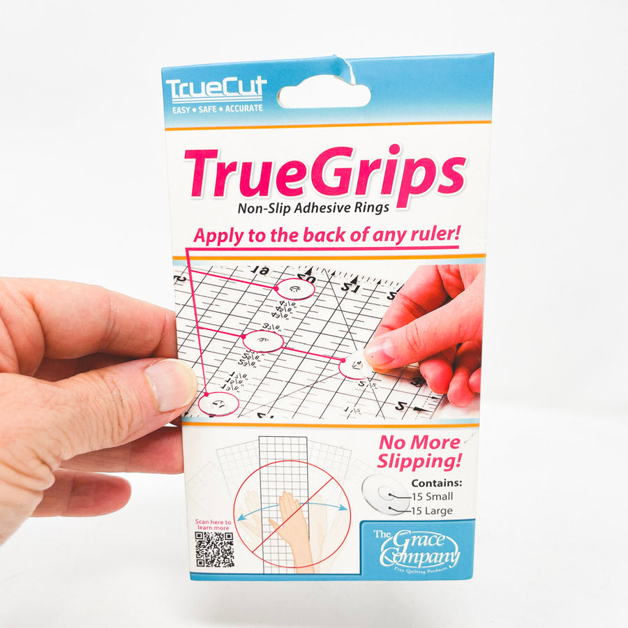 TrueGrips Non-Slip Adhesive Rings for Rulers