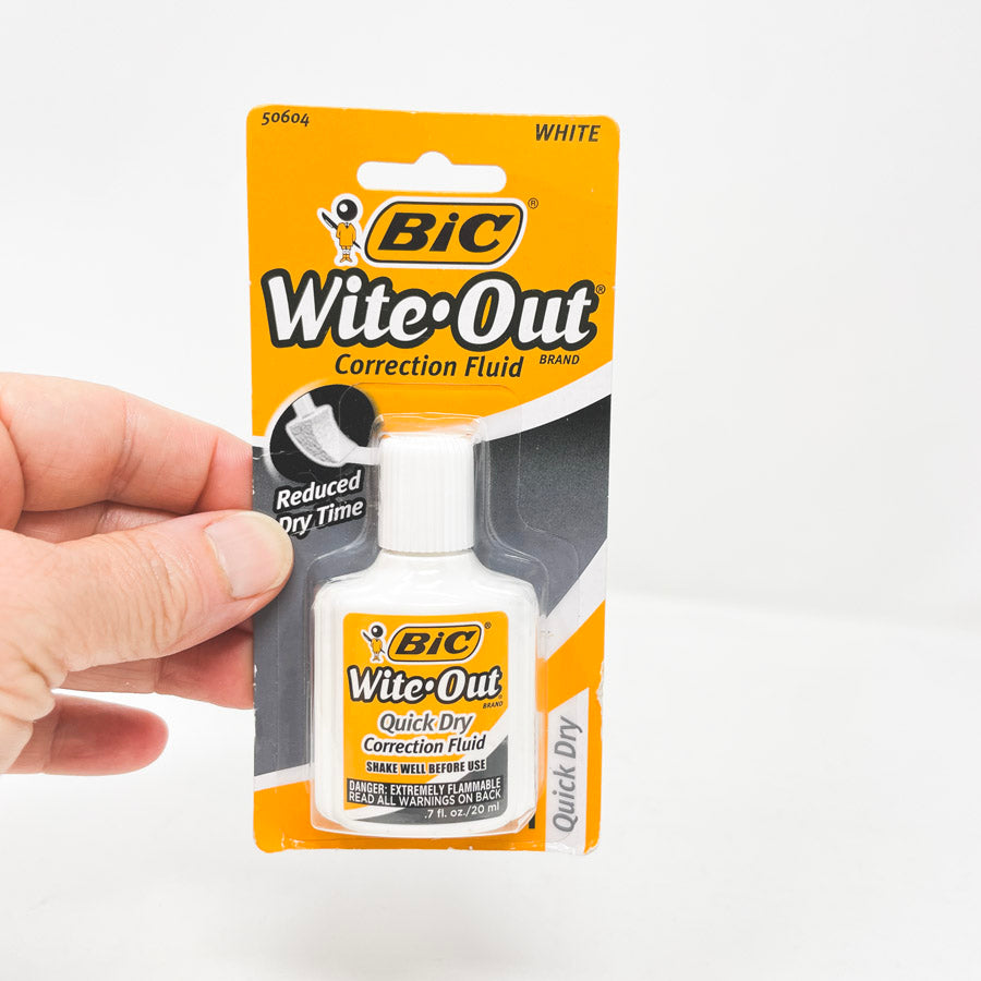 Bic Wite-Out Correction Fluid