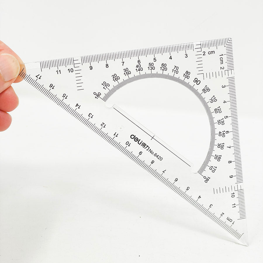 Deli 6420 Triangle Ruler