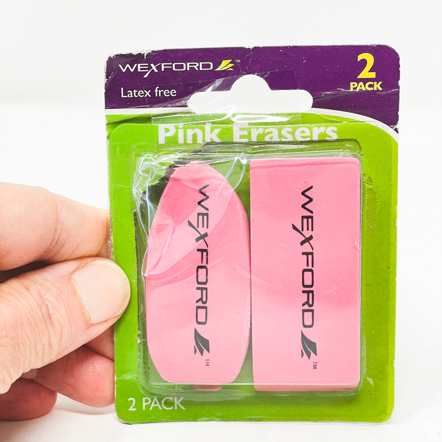 Wexford Pink Erasers