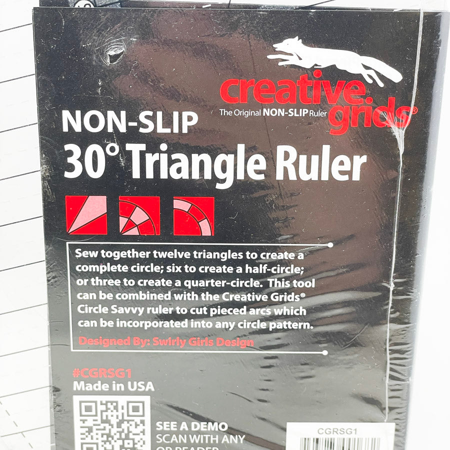 Creative Grids 30 Degree Triangle Ruler