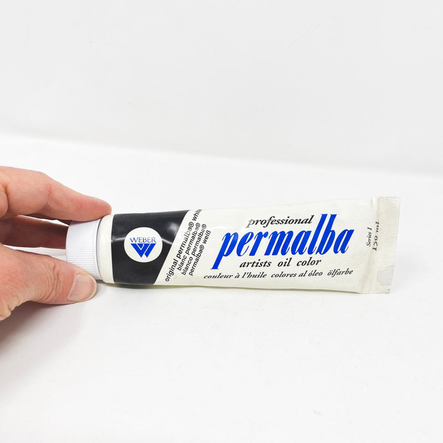 Weber Permalba Artist's Oil Color White 150ml