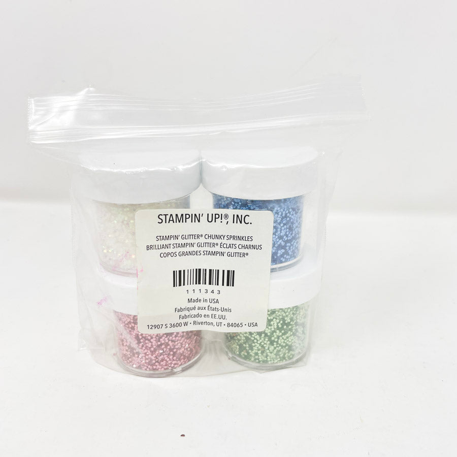 Stampin Up Glitter Chunky Sprinkles Bundle