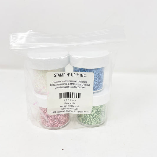 Stampin Up Glitter Chunky Sprinkles Bundle