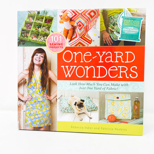 One Yard Wonders Sewing Book with Patterns