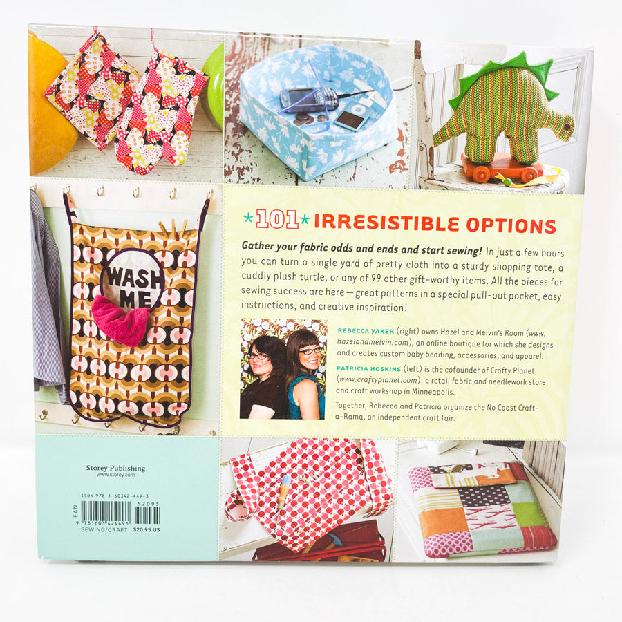 One Yard Wonders Sewing Book with Patterns