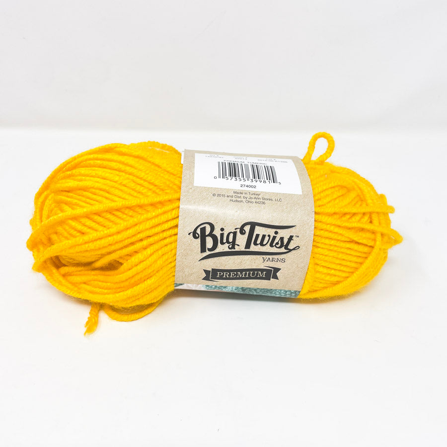 Big Twist Yarn - Premium Tumeric