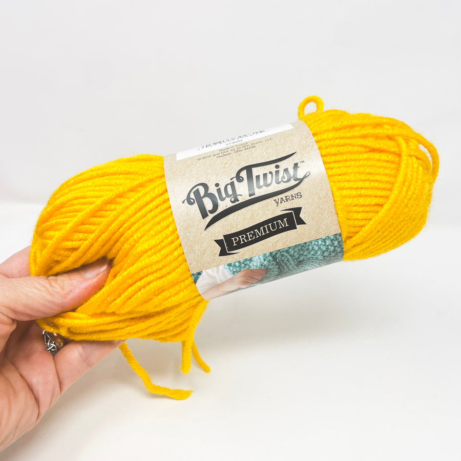 Big Twist Yarn - Premium Tumeric