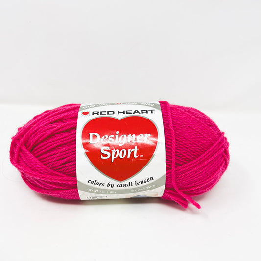 Red Heart Designer Sport Yarn - 3750 Girlie Pink