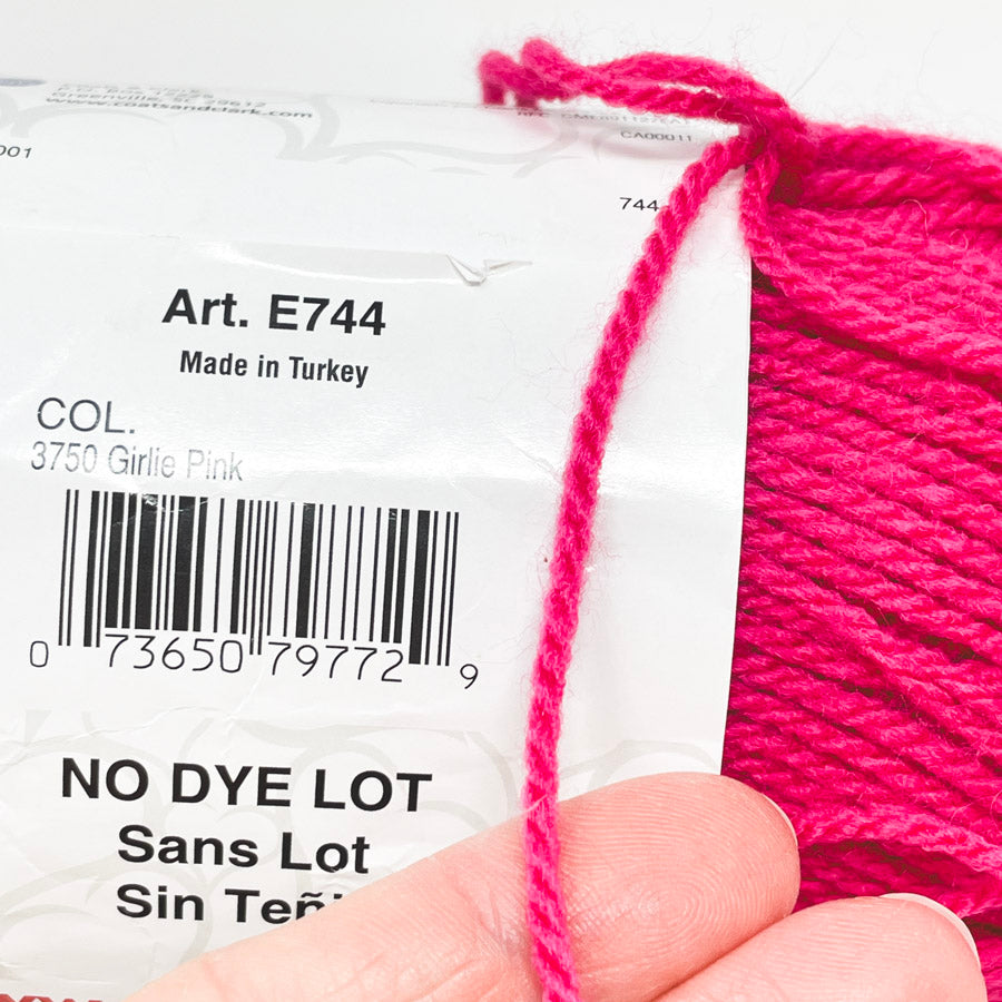 Red Heart Designer Sport Yarn - 3750 Girlie Pink