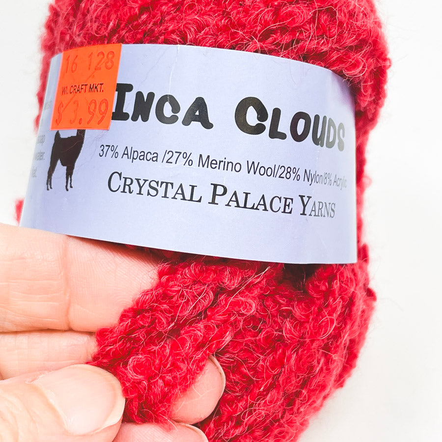 Inca Clouds Red Yarn - 805