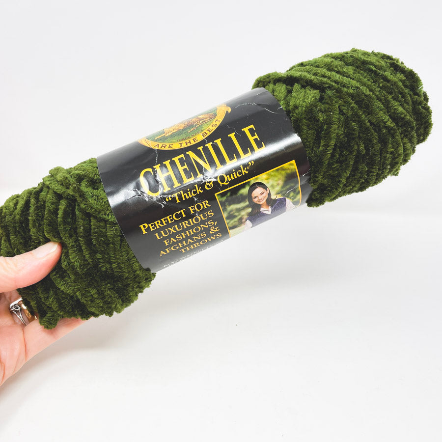 Lion Brand Chenille Yarn - 133 Eucalyptus