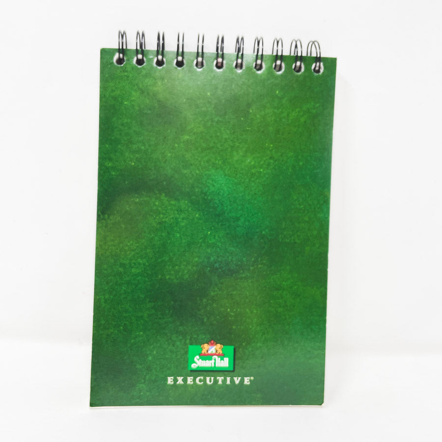 Stuart Hall Green Executive Notepad