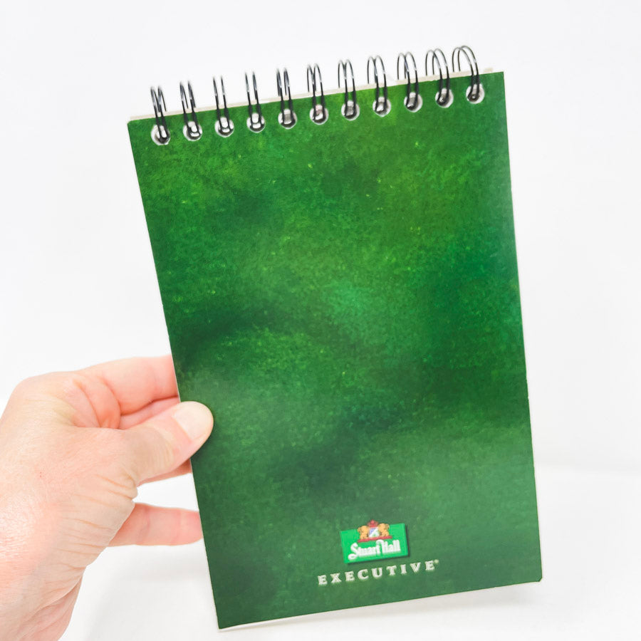Stuart Hall Green Executive Notepad