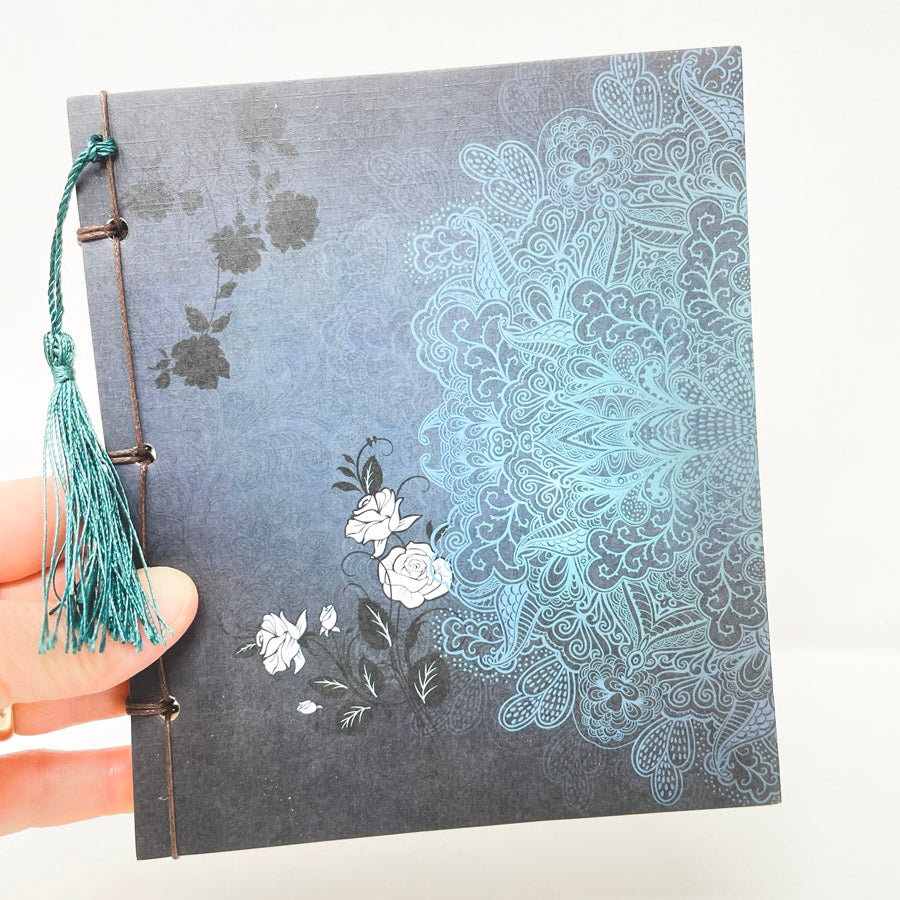 Floral Paper Bound Journal with Kraft Pages