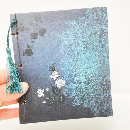 Floral Paper Bound Journal with Kraft Pages