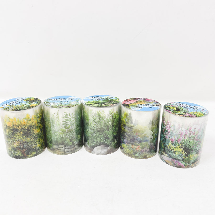 Wildflower Scenery Transparent Washi Tape (1)