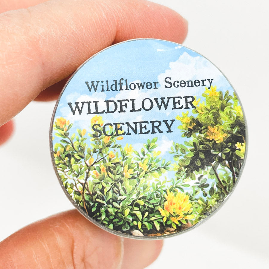 Wildflower Scenery Transparent Washi Tape (1)
