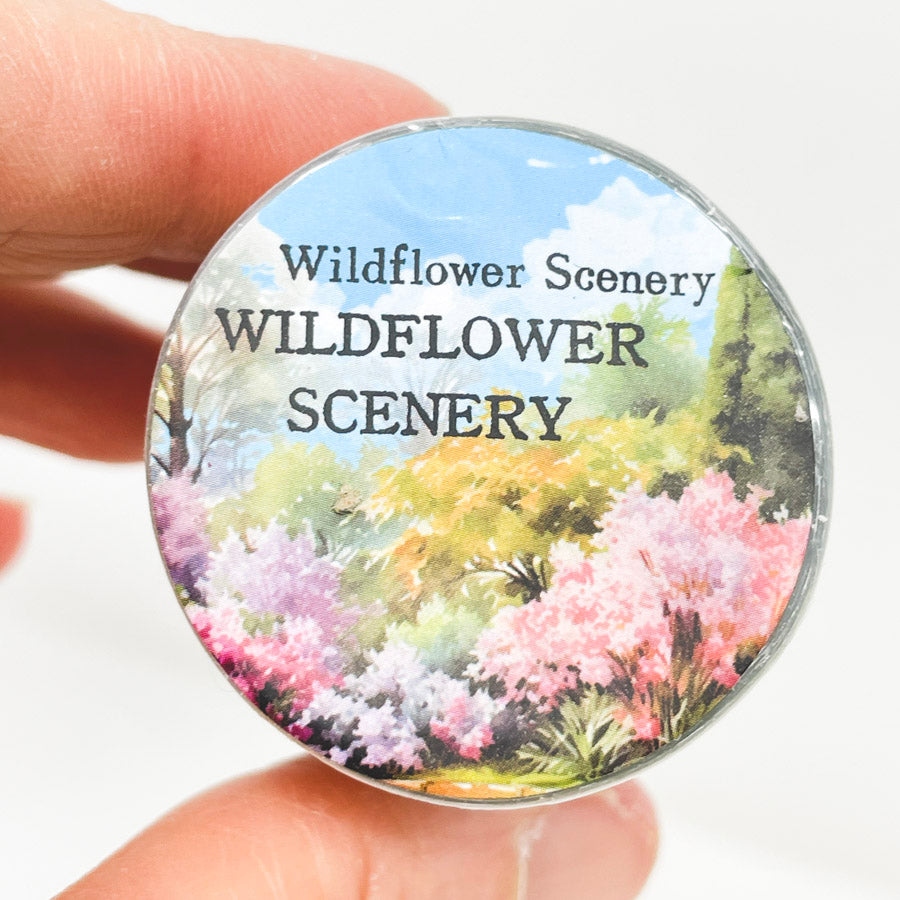Wildflower Scenery Transparent Washi Tape (1)