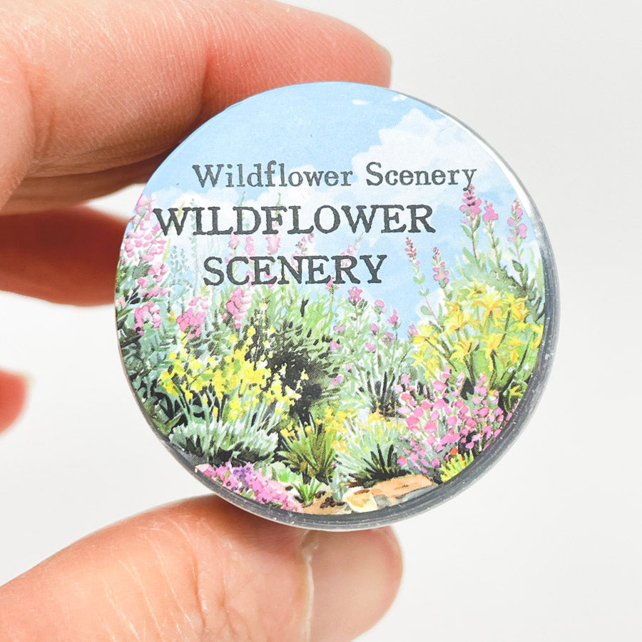 Wildflower Scenery Transparent Washi Tape (1)