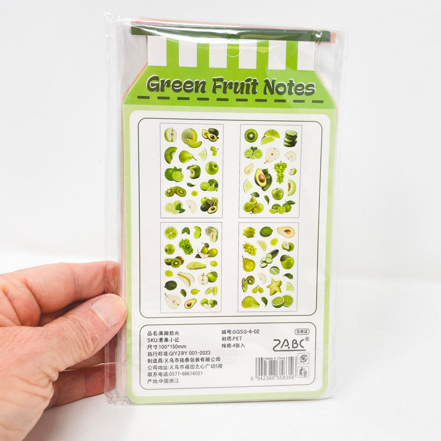 Fruit Notes Transparent Washi Sticker Sets (1)