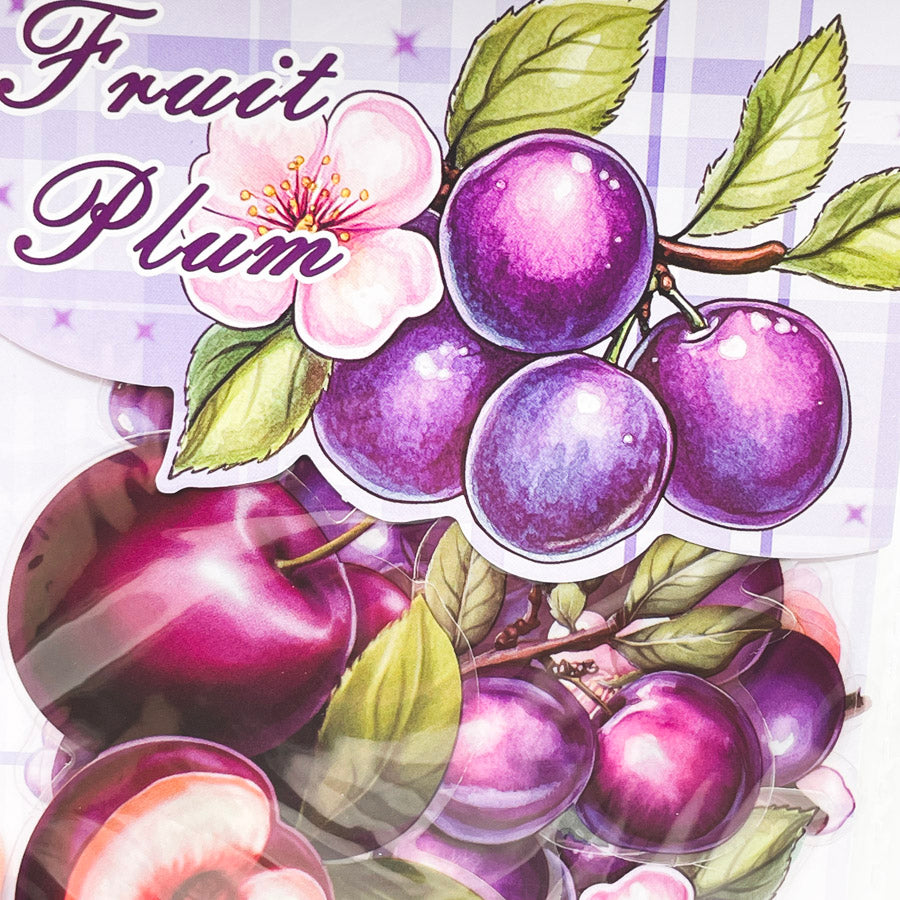 Transparent Die Cut Fruit Sticker Bundle (6)