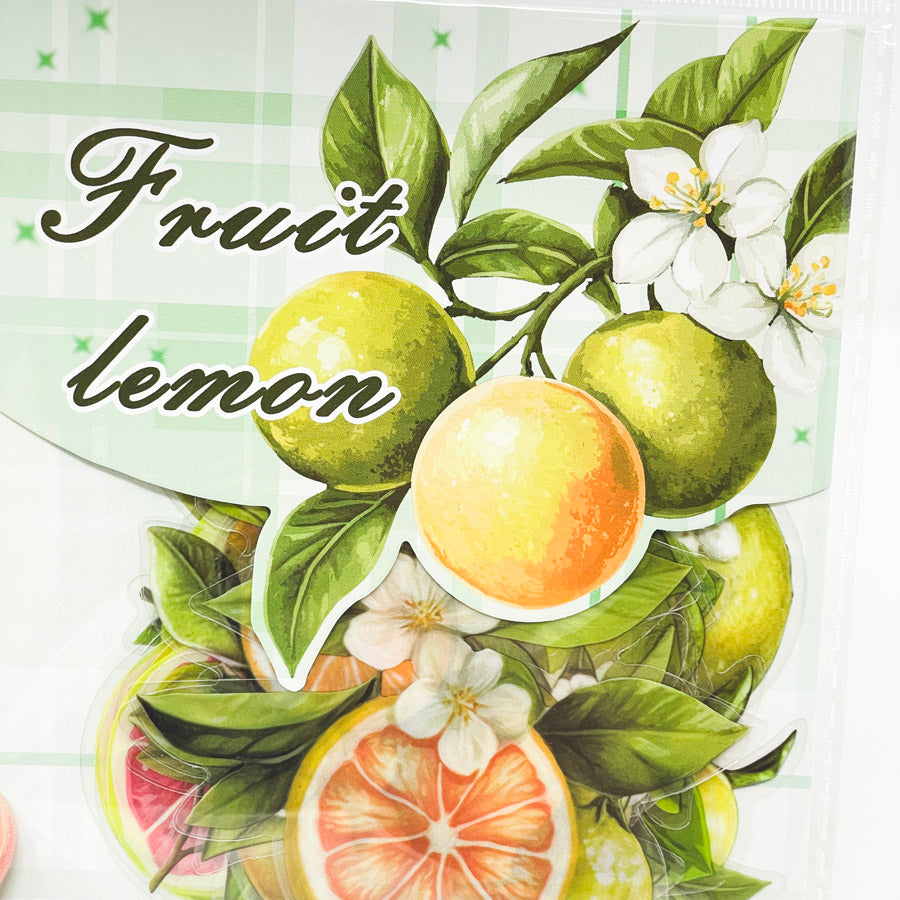 Transparent Die Cut Fruit Sticker Bundle (6)