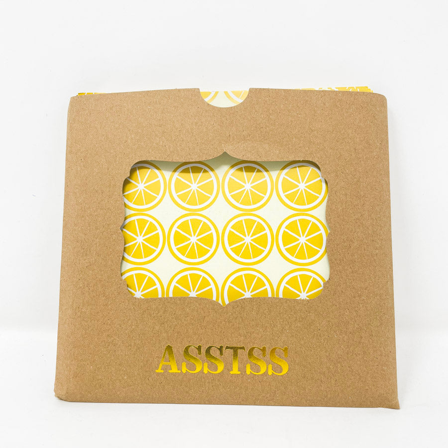 Square Lemon Theme Paper Pack