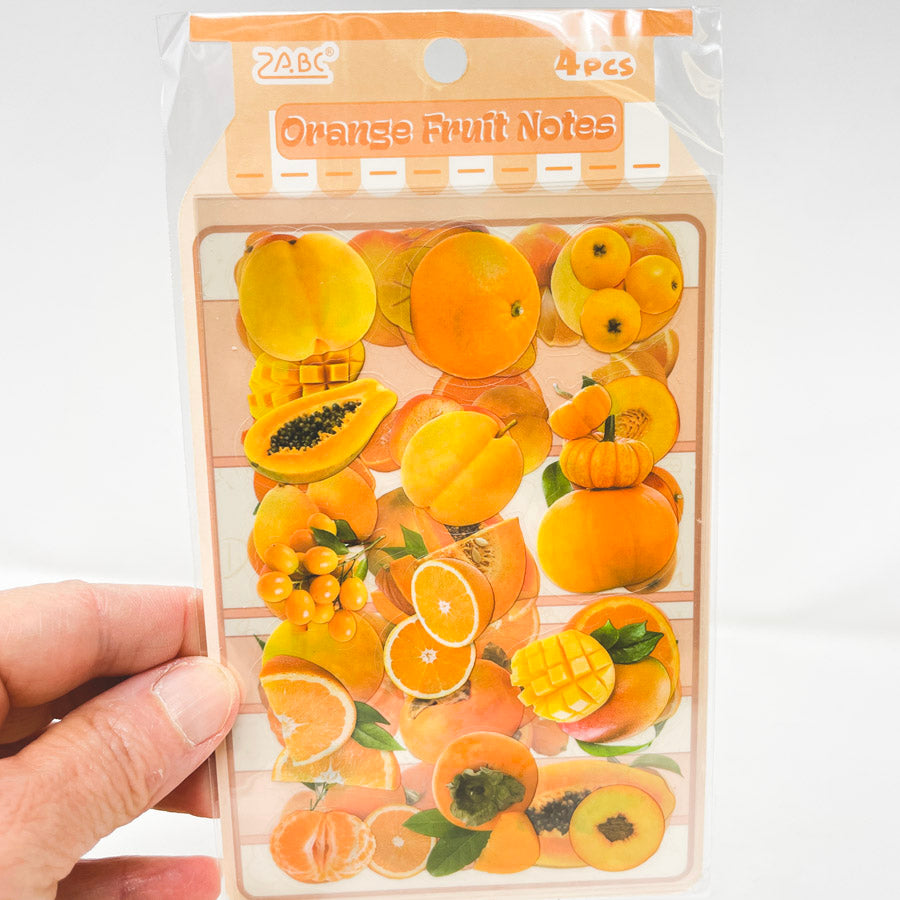 Fruit Notes Transparent Washi Sticker Sets (1)