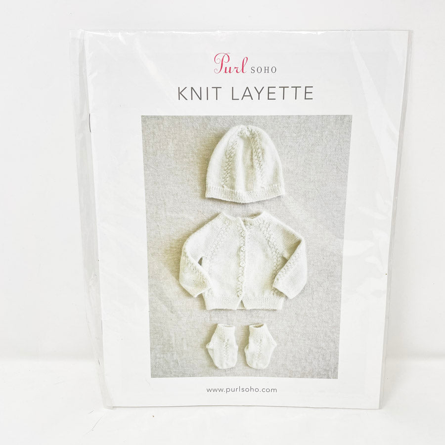 Purl Soho Knit Layette Knitting Pattern