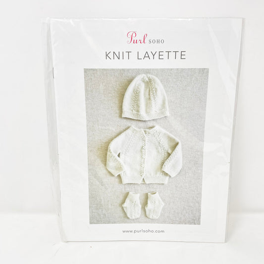 Purl Soho Knit Layette Knitting Pattern