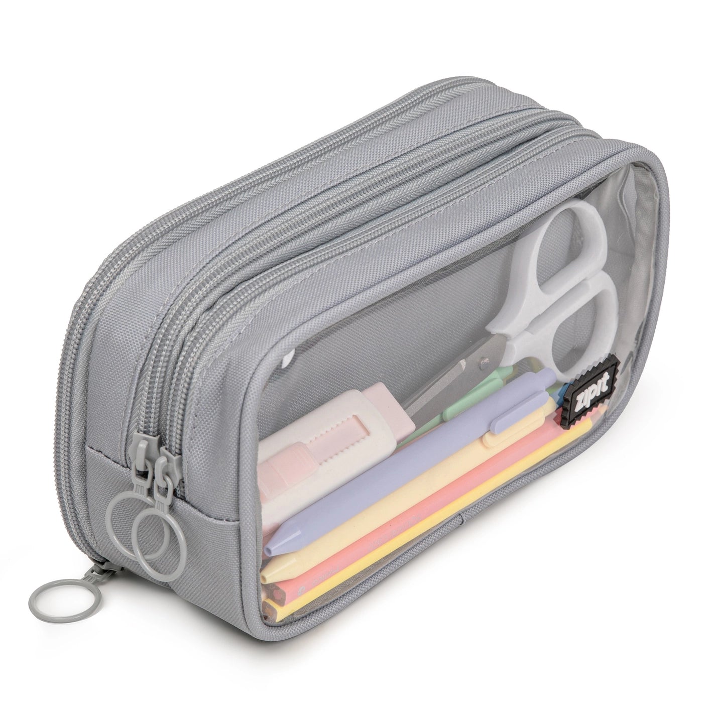 NEW // ZIPIT Half & Half Pencil Case - Four Colors