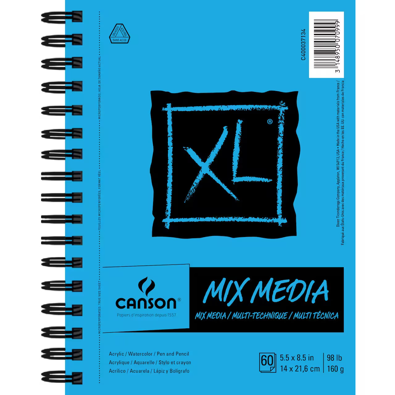 NEW // Canson XL Mix Media Pad 5.5" x 8.5"